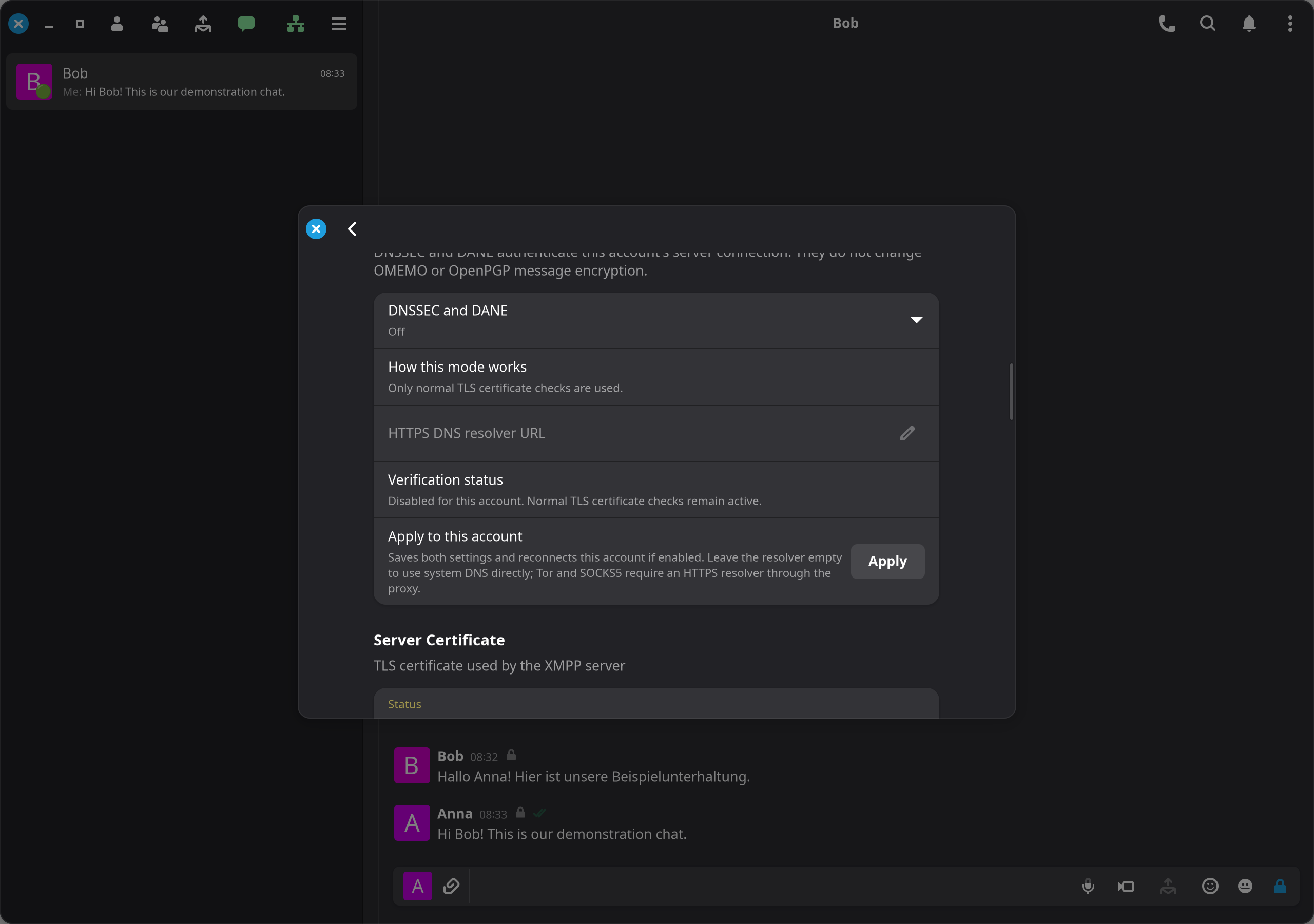 Server support and login protection actually in use.