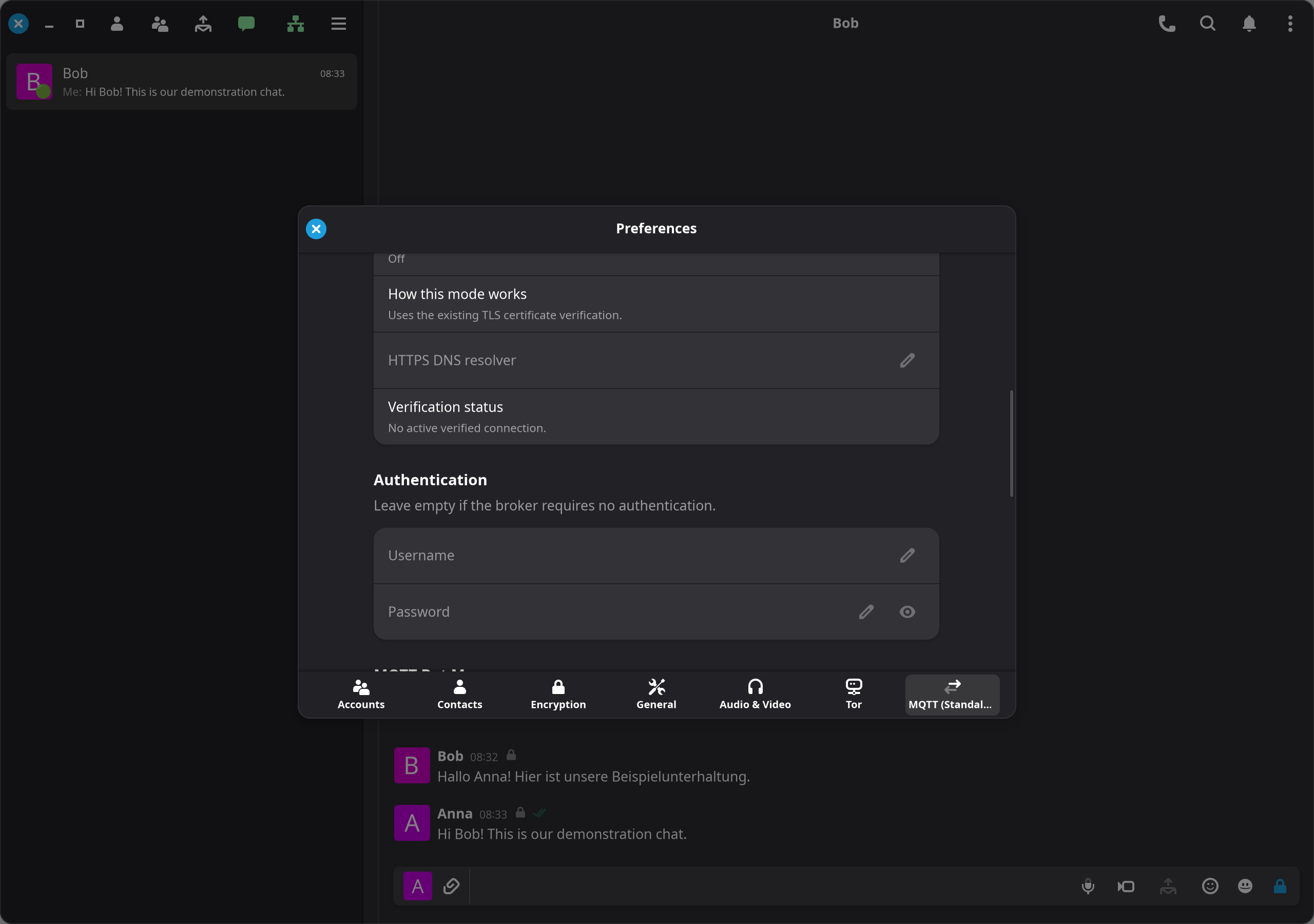 Further MQTT settings and Save & Apply.