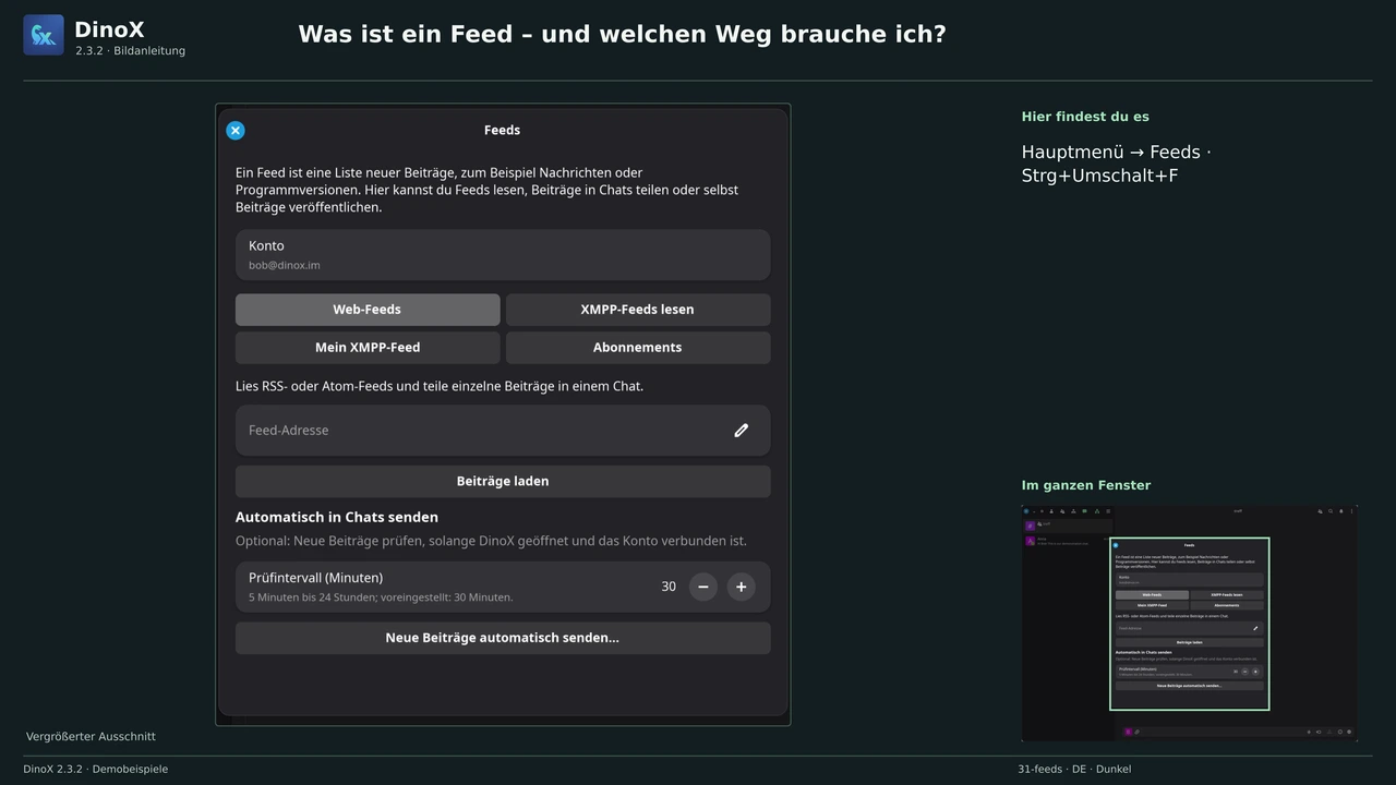 Was ist ein Feed – und welchen Weg brauche ich?
